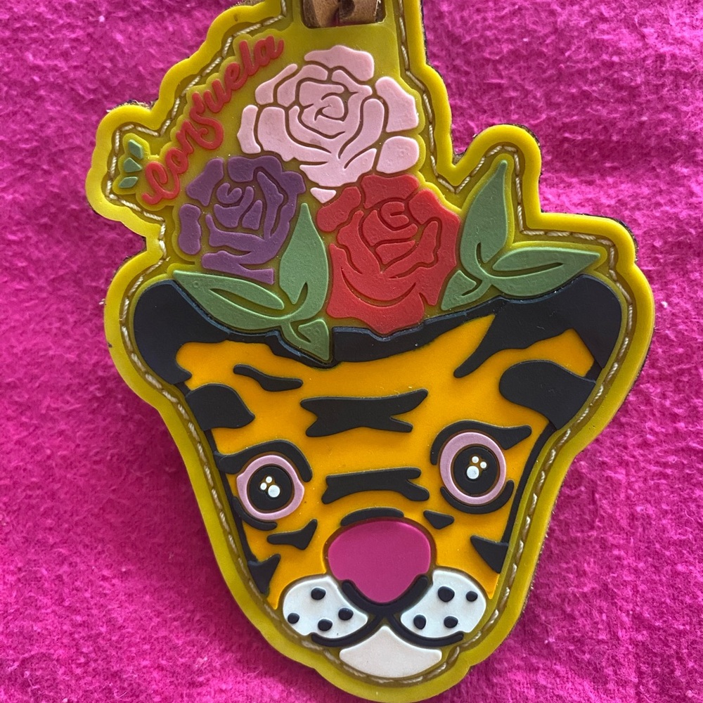 Consuela Vibrant Tiger Purse Charm